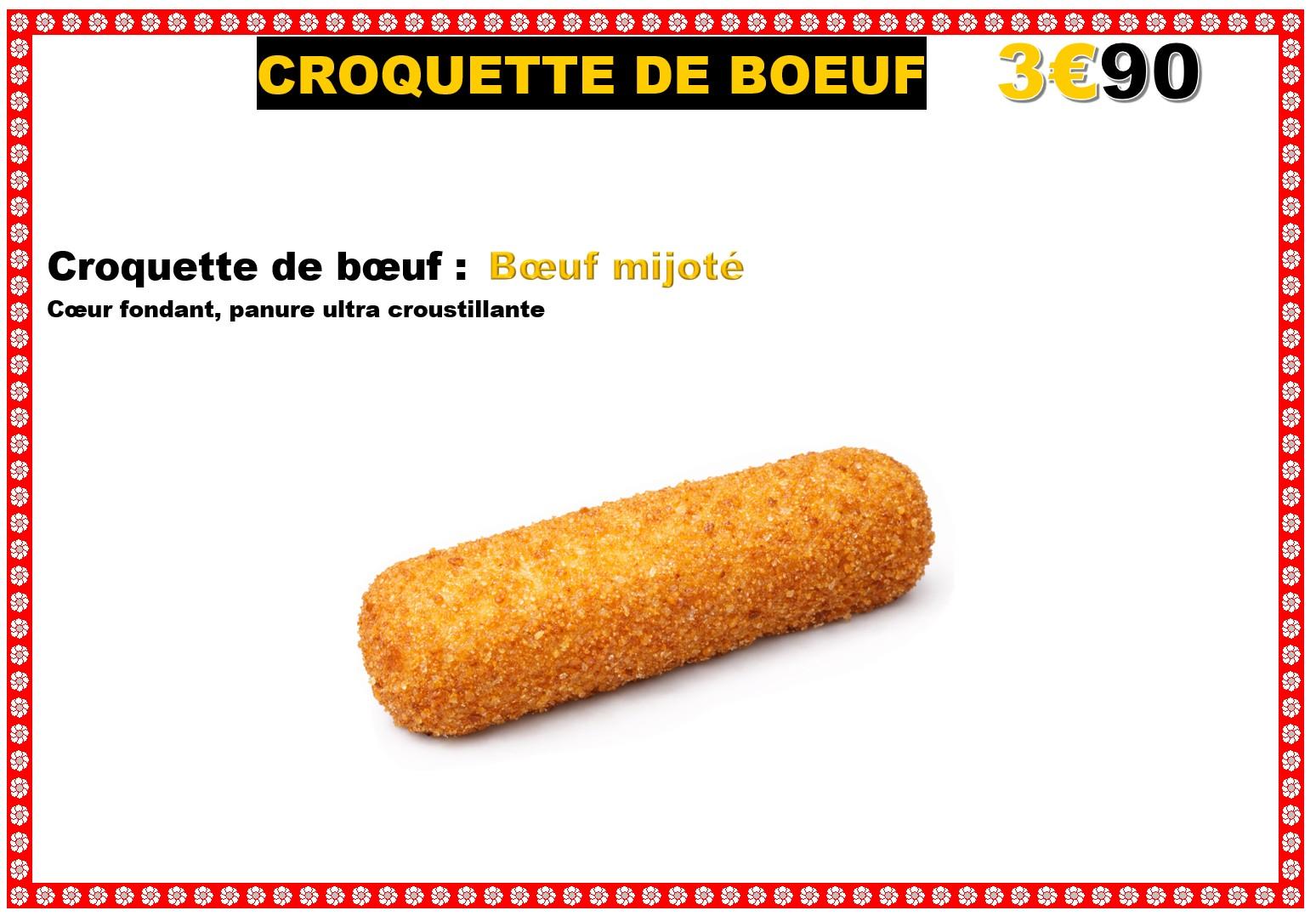 Croquette de boeuf 2026