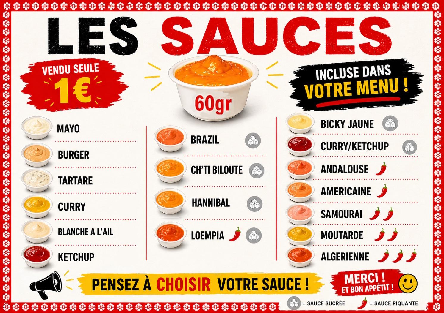 Les sauces 2026 le bon 1