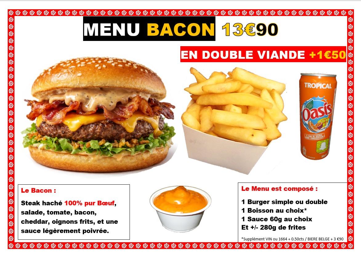 Menu bacon