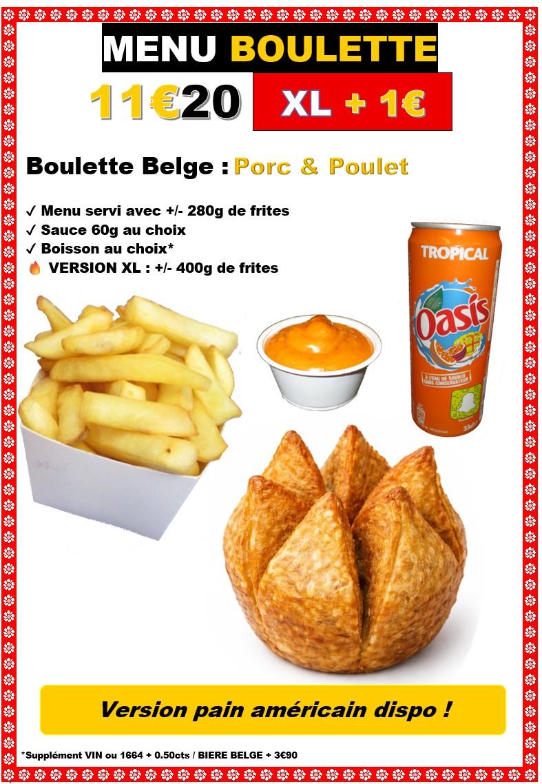 Menu boulette