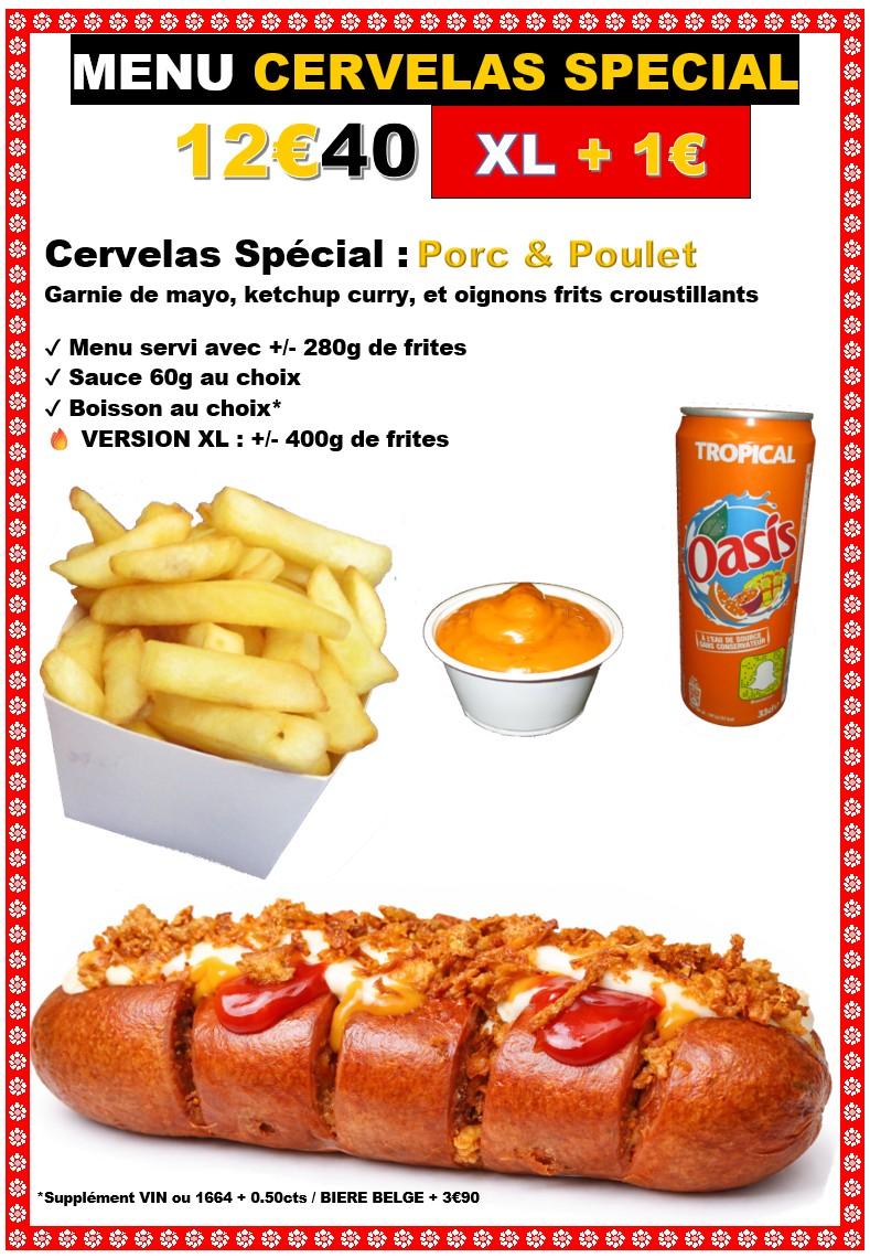 Menu cervelas special
