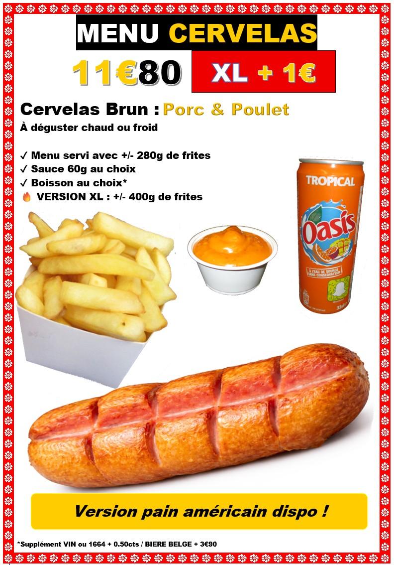 Menu cervelas