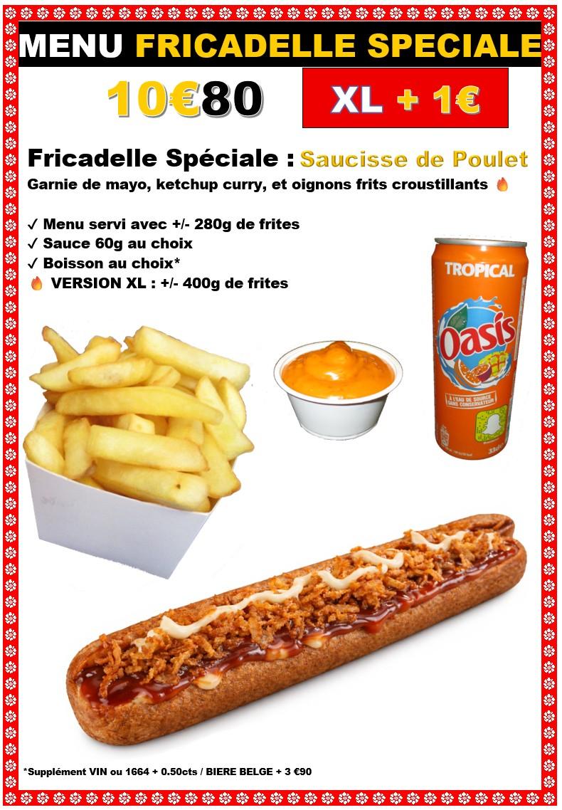 Menu fricadelle speciale