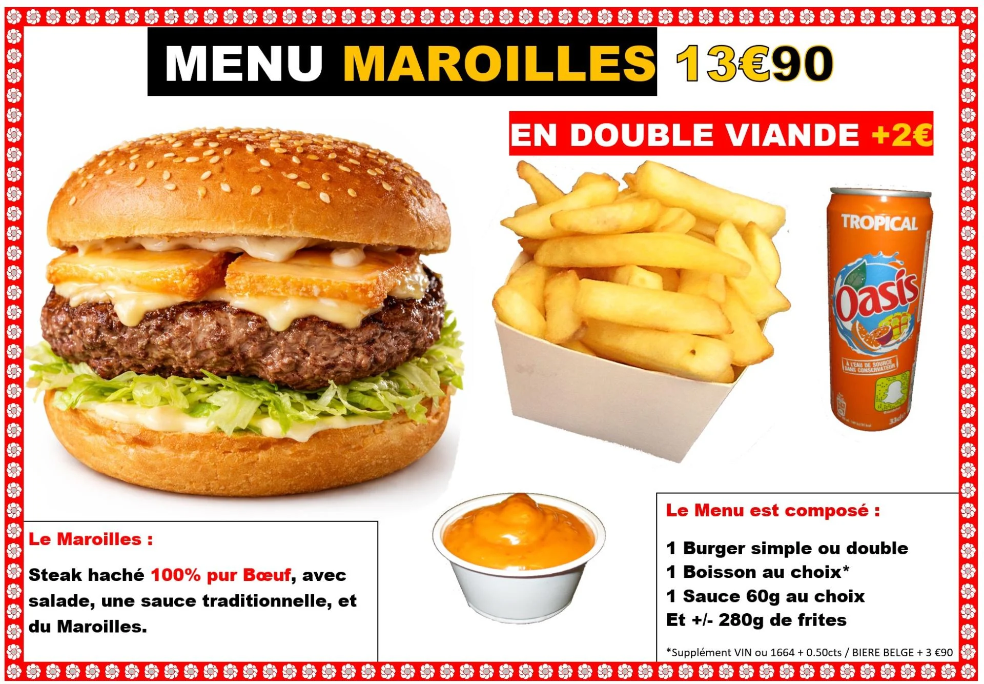 Menu maroille 2026