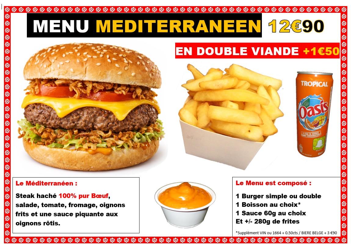 Menu mediterranneen