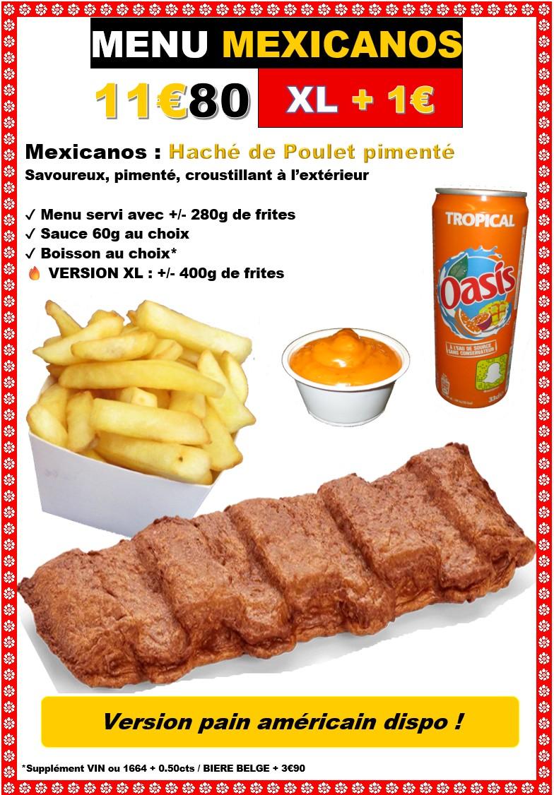 Menu mexicanos